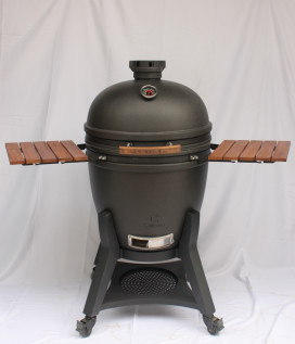 Céramique en cuir vitré Charbon de bois Kamado Grill 27 pouces BBQ
