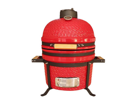Le jardin au charbon de bois rouge 15 pouces Kamado Grill