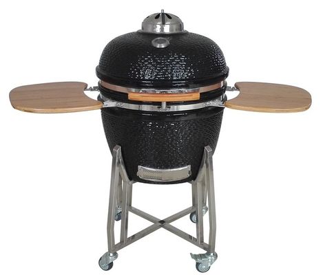 Barbecue de grille de fonte de noir de GV 24 grils de Kamado de pouce