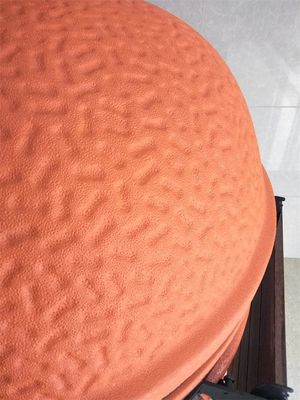 Gril en céramique vitré orange rond du BARBECUE 54.6cm Kamado