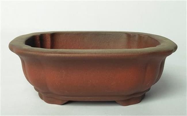 Pots de Mini Purple Clay Ceramic Indoor, pots en céramique de bonsaïs de place